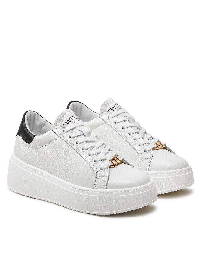 TWINSET Sneakersy TWINSET 242TCP010 Biały