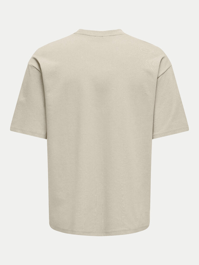 Only & Sons Only & Sons Camiseta Caspian 22031940 Beis Authentic Fit