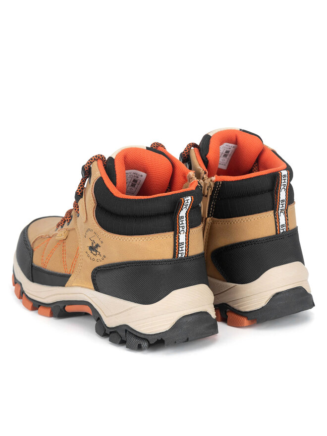 Beverly Hills Polo Club Schnürschuhe Beverly Hills Polo Club CF-TREKING-01 IV CH Braun