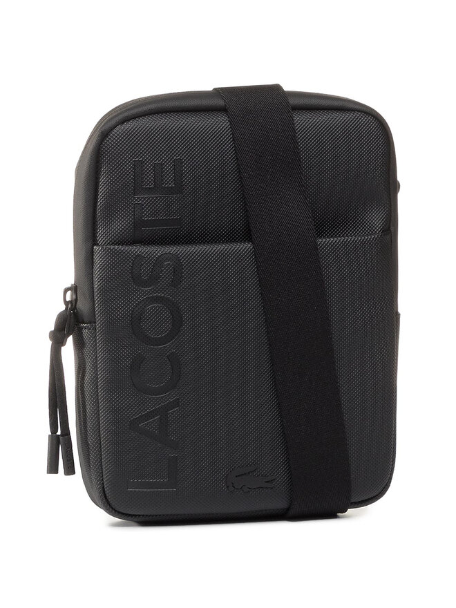Bandolera Lacoste S Flat Crossover Bag NH3136PO Negro zapatos.es