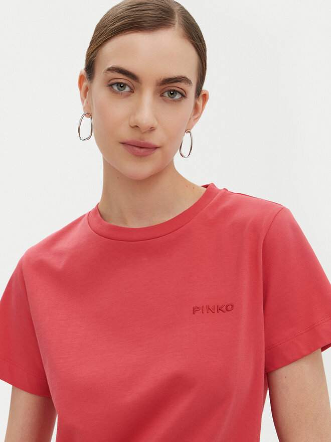 PINKO PINKO Marškinėliai 101752 A2HN Raudona Regular Fit