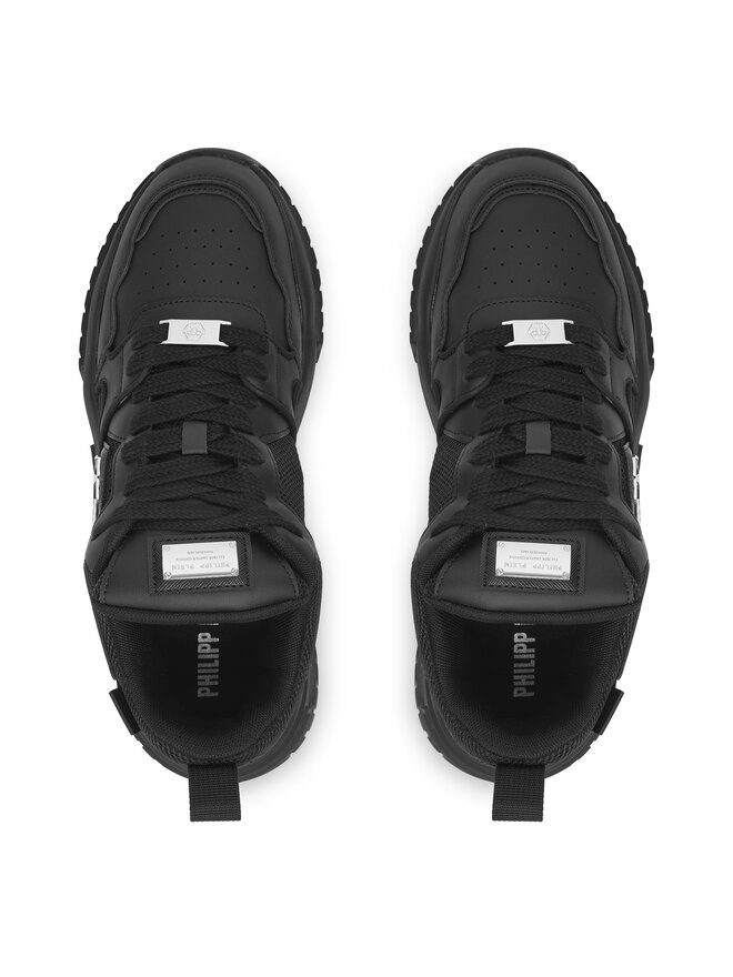 PHILIPP PLEIN Снікерcи PHILIPP PLEIN New Predator FAES USC0837 PTE003N Чорний
