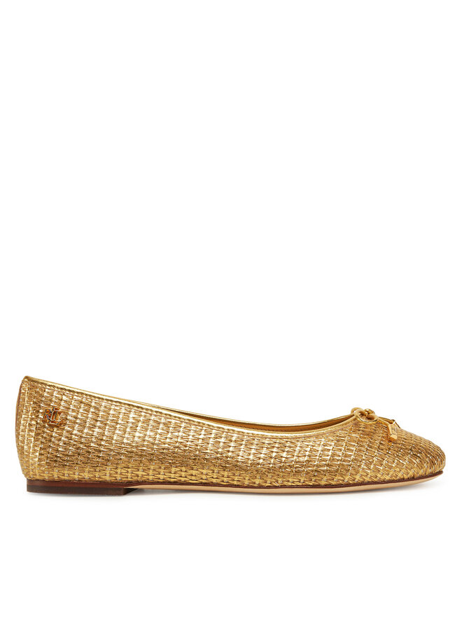LAUREN RALPH LAUREN Baleriny LAUREN RALPH LAUREN 802956767001 Złoty