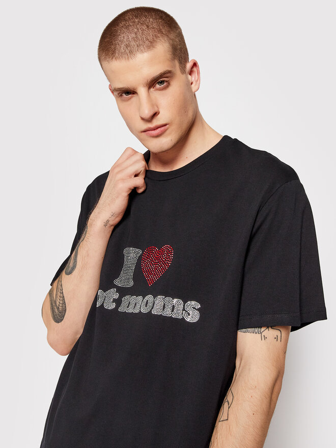 2005 2005 T-Shirt Unisex Hot Moms Schwarz Relaxed Fit
