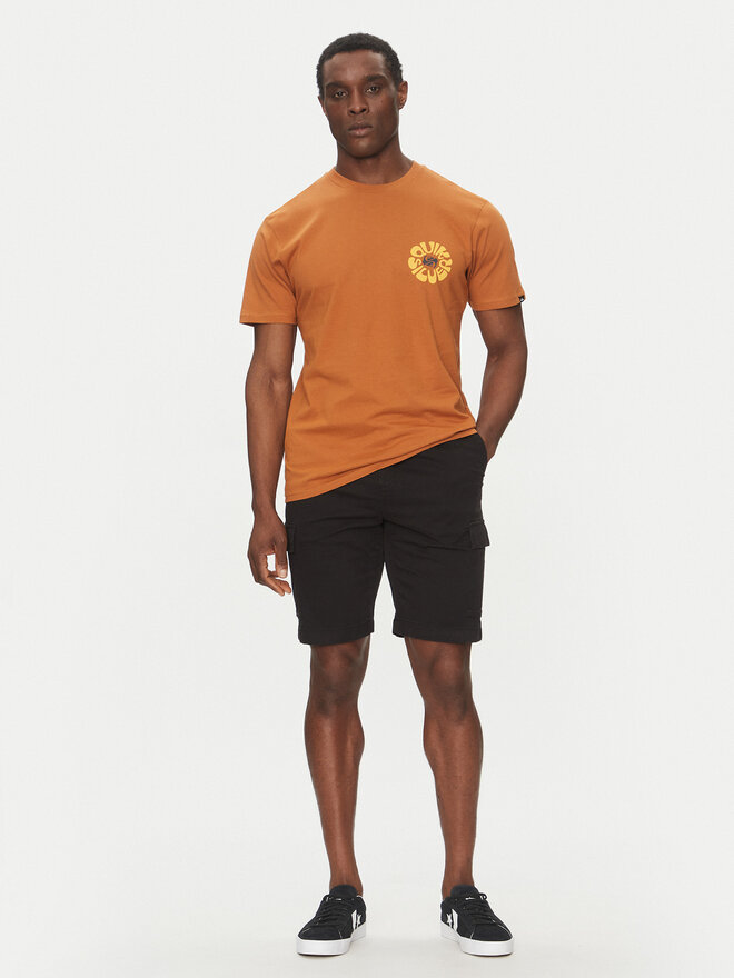 Quiksilver Quiksilver Majica EQYZT08036 Rjava Regular Fit