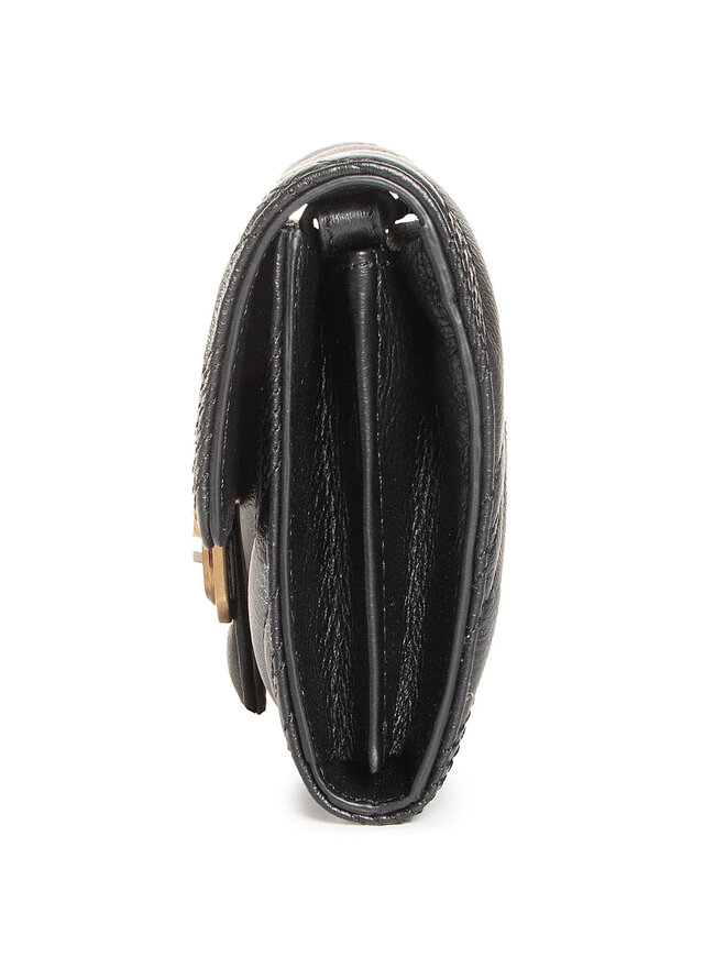 PINKO Rankinė Pinko Logo Wallet Chevronne C 20202 PLTT 1P21UY Y6JJ Juoda
