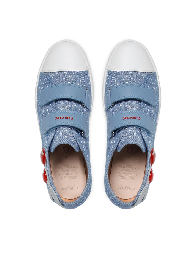 Geox Sneakers aus Stoff Geox J Ciak G.A J2504A 0QB54 C4348 D Blau