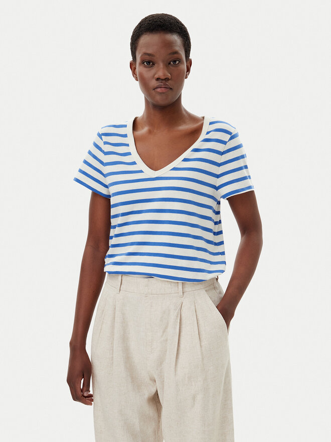 Gap Gap Marškinėliai 721625-02 Mėlyna Regular Fit