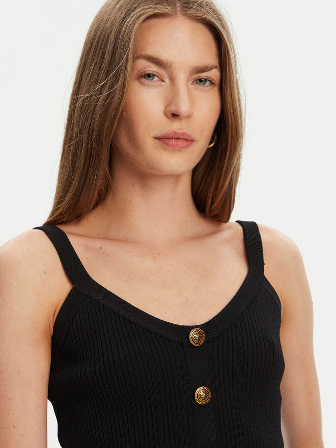 Guess Guess Top W5YR10 Z0130 Negro Regular Fit