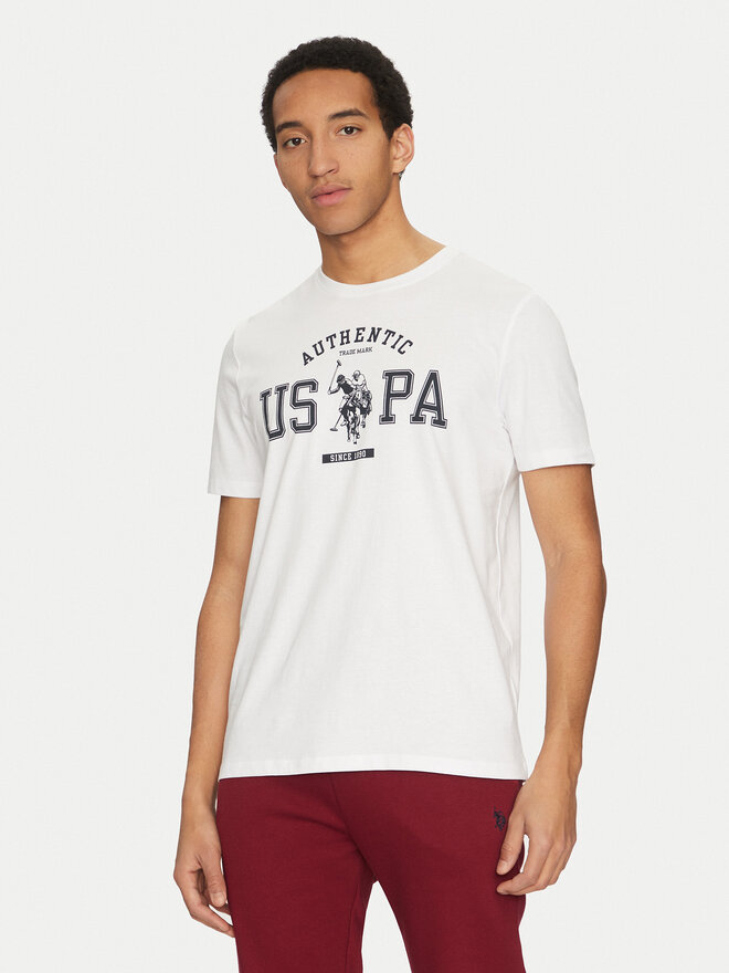 U.S. Polo Assn. U.S. Polo Assn. Marškinėliai MUP4083 Balta Regular Fit