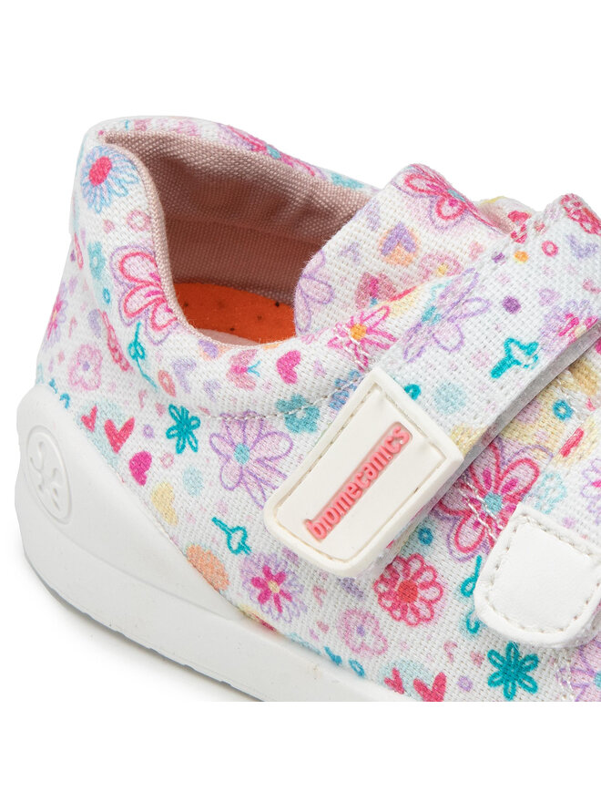 Sneakers aus Stoff Biomecanics 222271 B M WeiB eschuhe
