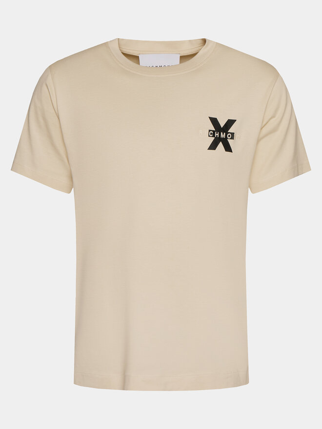 Richmond X Richmond X Camiseta Sween UMP24057TS Beis Regular Fit