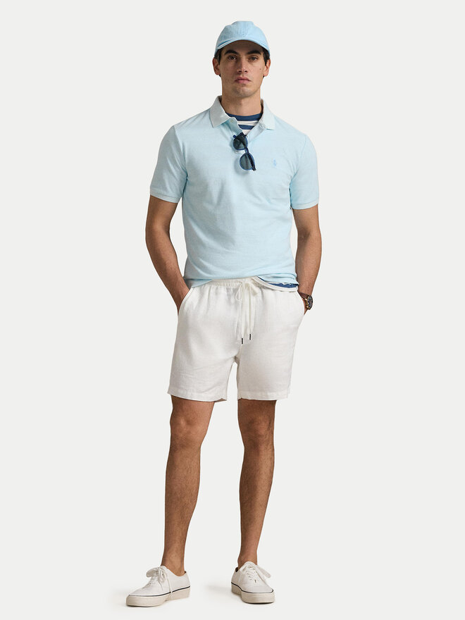 Polo Ralph Lauren Polo Ralph Lauren Поло 710969626002 Блакитний Custom Slim Fit