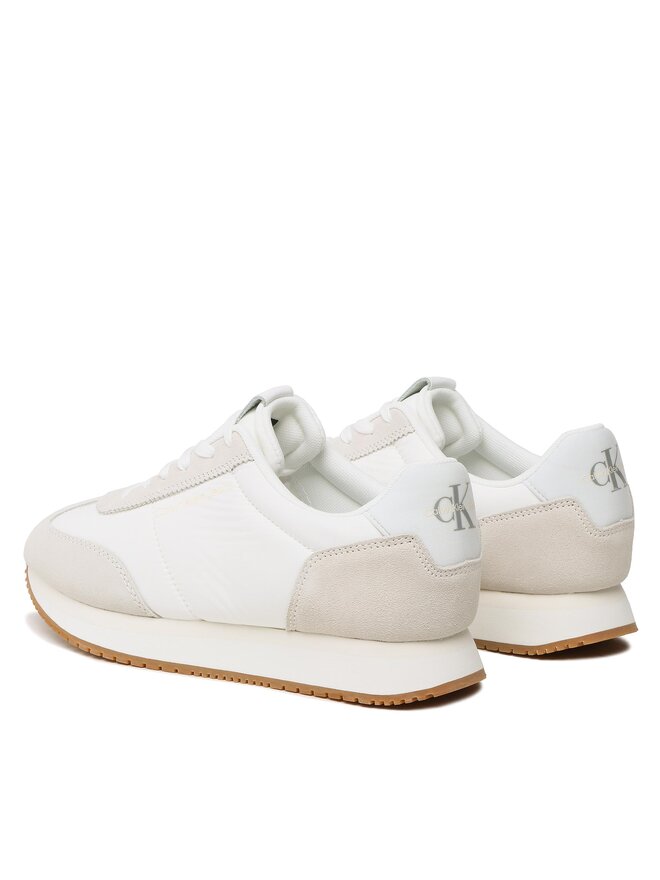 Calvin Klein Jeans Tenisice Calvin Klein Jeans Retro Runner Wingtip Mix YM0YM00620 Bijela