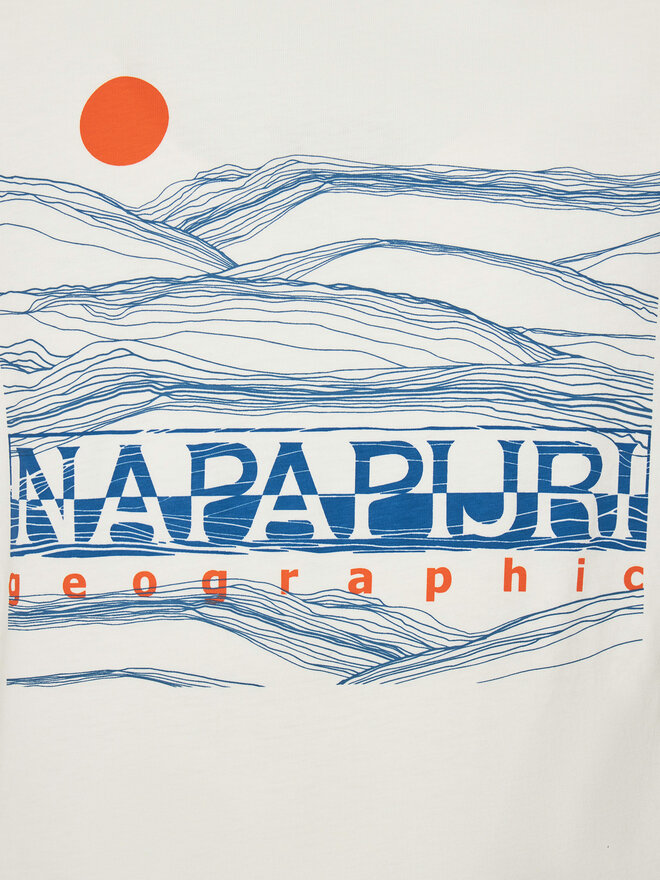 Napapijri Napapijri Camiseta S-Buti NP0A4INM Blanco Regular Fit