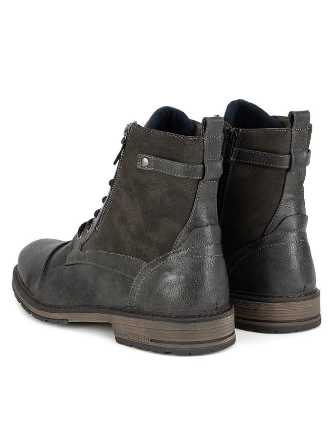 Mustang Schnürschuhe Mustang 4157-503 Grau