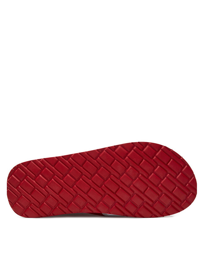 Tommy Hilfiger Japonki Tommy Hilfiger Patch Hilfiger Beach Sandal FM0FM05024 Czerwony