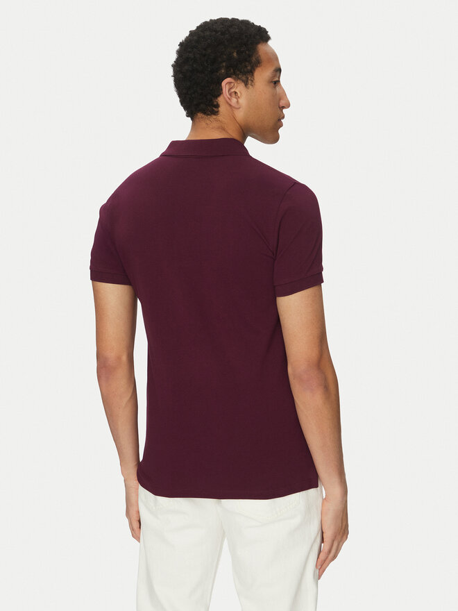 Geox Geox Poloshirt M5511B T3240 F8312 Dunkelrot Regular Fit