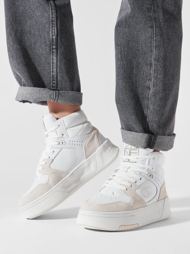 Champion Сникърси Champion Z80 Hi Platform Sl Mid Cut Shoe S11598-WW001 Бял