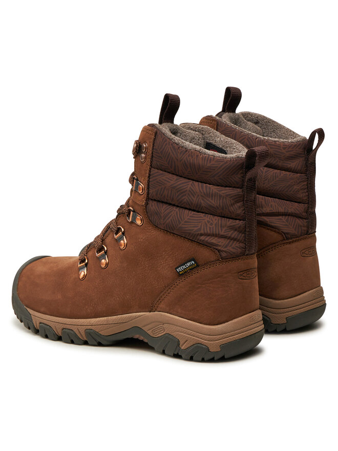 Keen Trekking čevlji Keen Greta Waterproof 1027717 Rjava