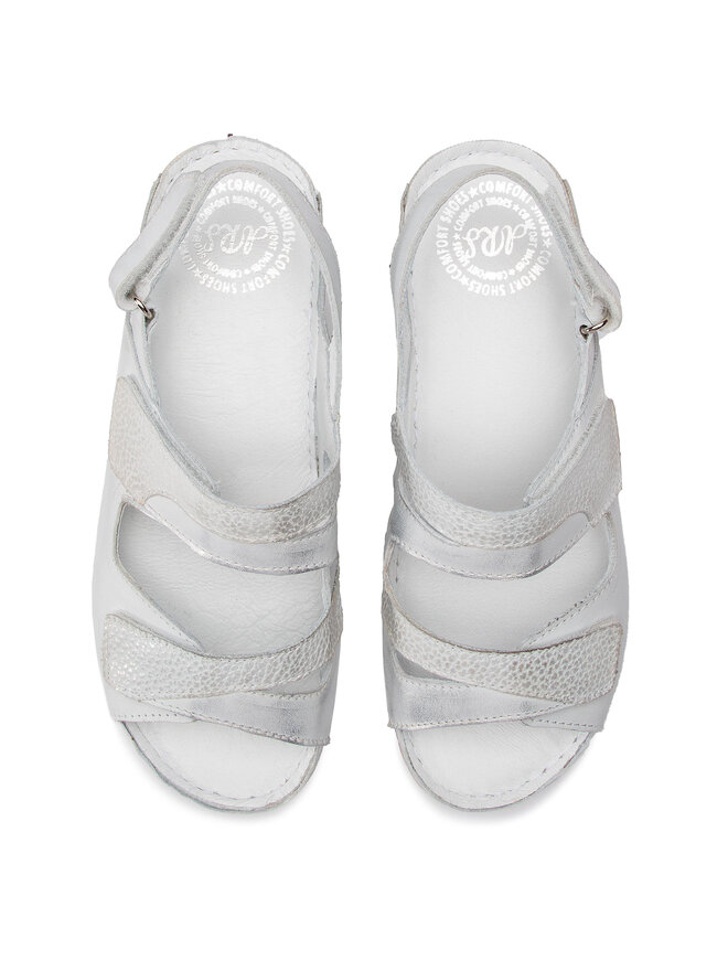 Sandalen Waldi 0718 Silberfarben | eschuhe.de