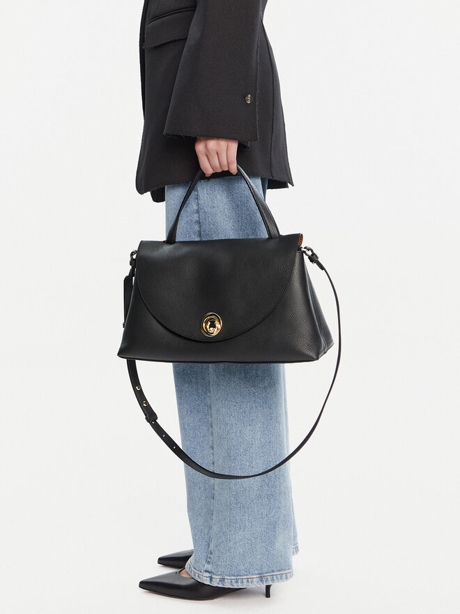 Coccinelle Handtasche Coccinelle TOA Coccinellenikla E1 TOA 18 01 01 Schwarz