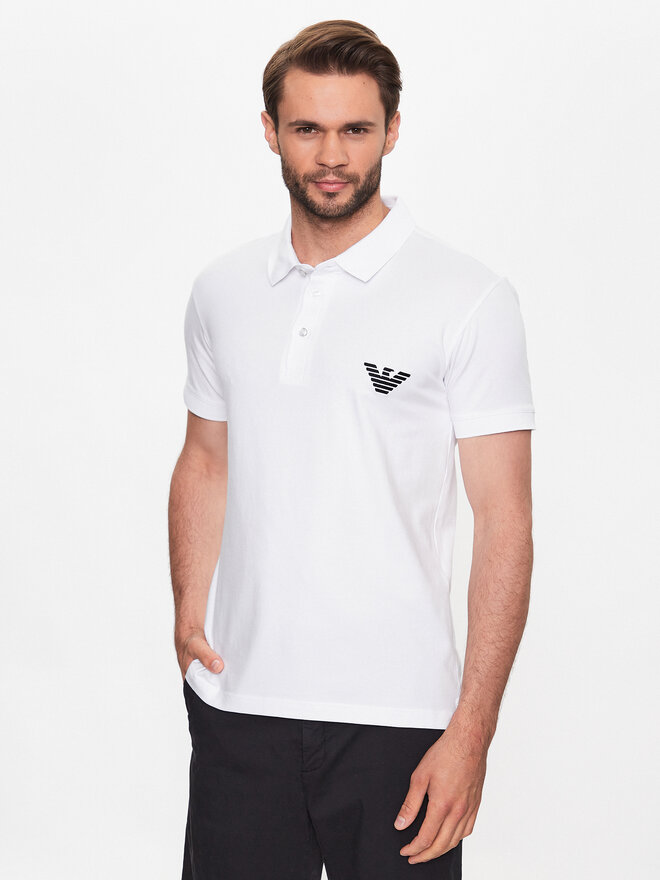 Emporio Armani Underwear Emporio Armani Underwear Poloshirt 211804 3R482 00010 Weiß Regular Fit