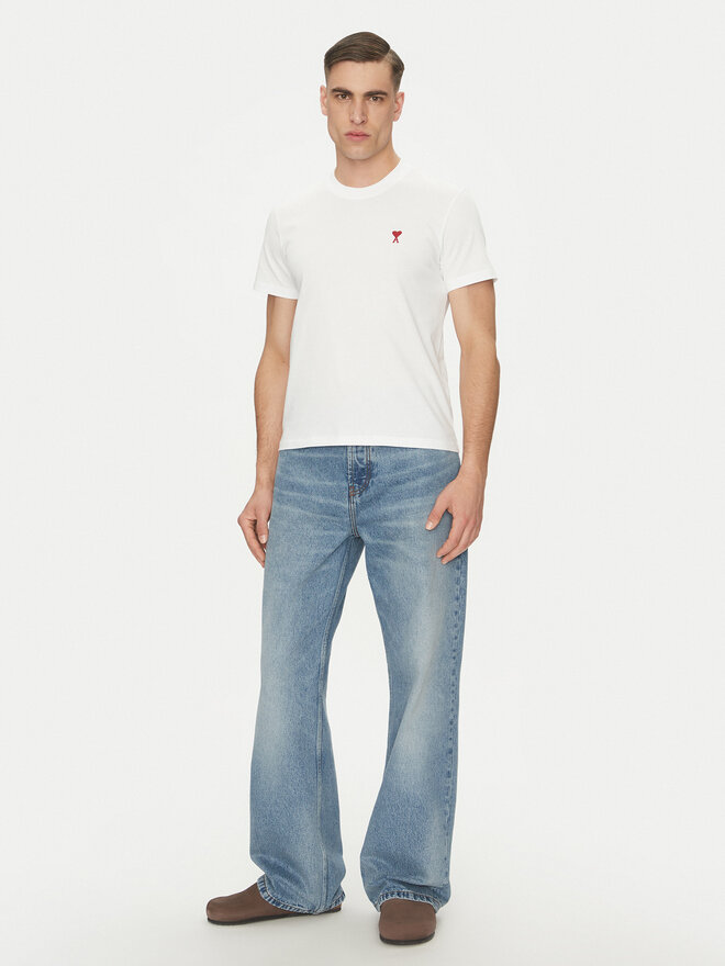 AMI PARIS AMI PARIS Camiseta BFUTS035.724 Blanco Regular Fit