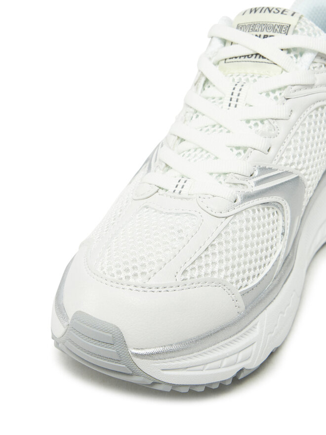 TWINSET Сникърси TWINSET 251TCP030 Бял