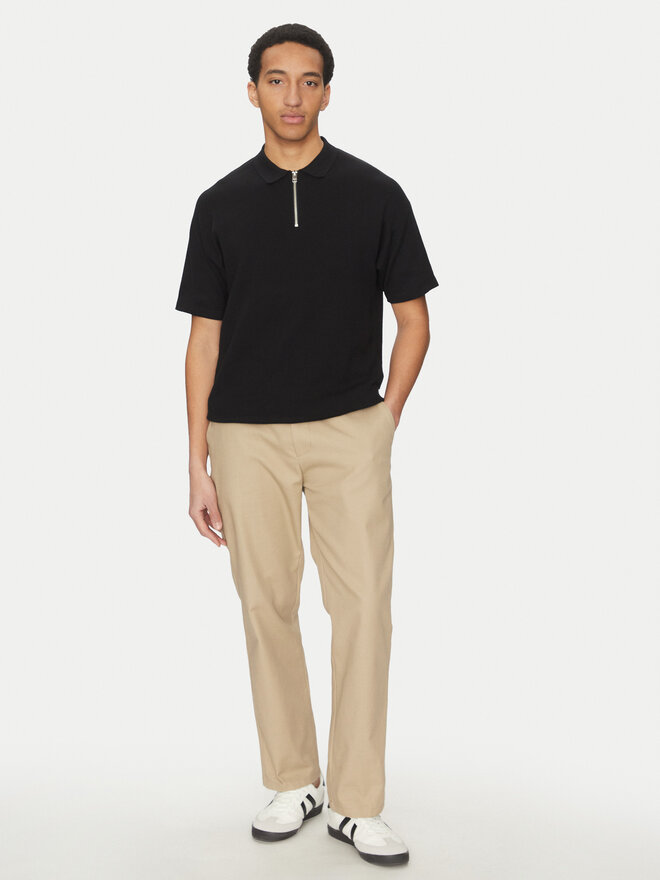 Jack&Jones Jack&Jones Polo Troy 12269617 Μαύρο Relaxed Fit