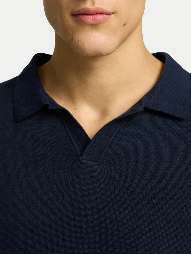 Selected Homme Selected Homme Pólóing Mattis 16096197 Sötétkék Regular Fit