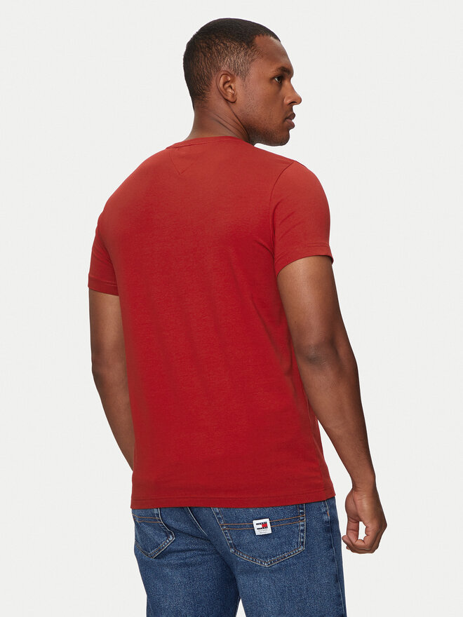 Tommy Hilfiger Tommy Hilfiger Camiseta MW0MW10800 Rojo Slim Fit