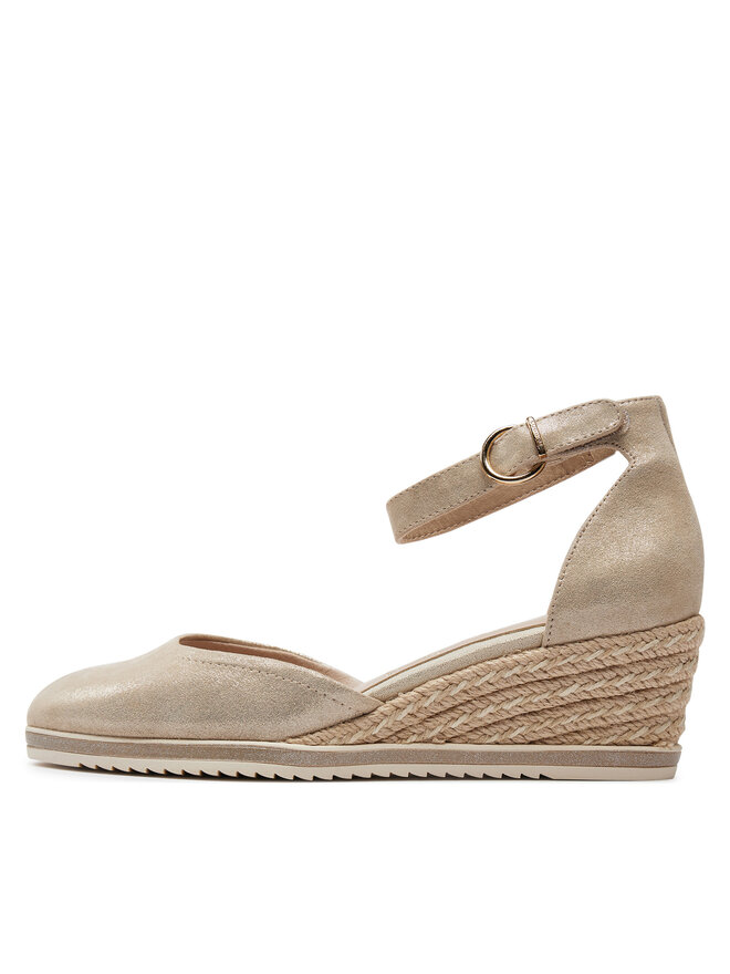 Tamaris Espadryle Tamaris 1-22309-42 Złoty