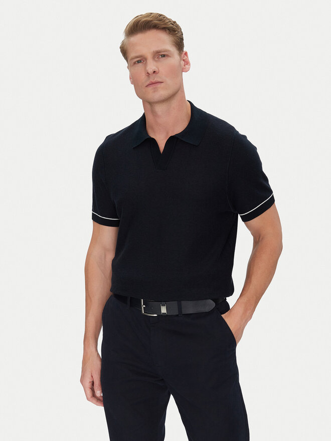 BOSS BOSS Поло H-Jianluca 50537654 Cиній Regular Fit