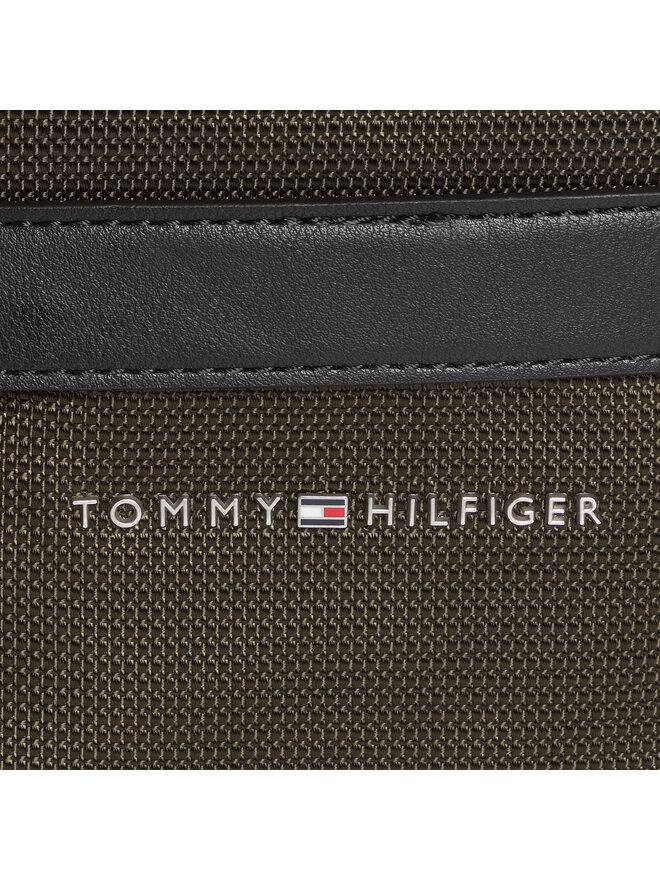 Saszetka Tommy Hilfiger Elevated Nylon Mini Reporter AM0AM06472 Zielony eobuwie .pl