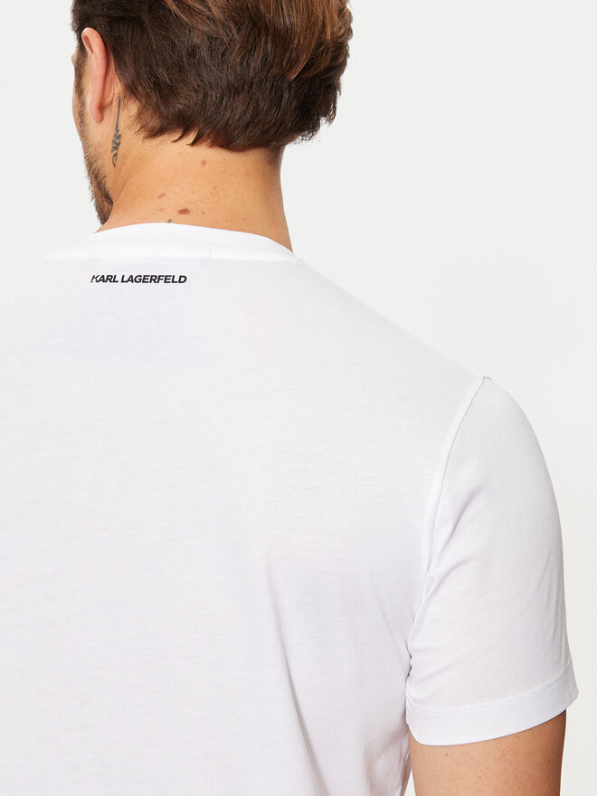 KARL LAGERFELD KARL LAGERFELD Camiseta 755061 544241 Blanco Regular Fit