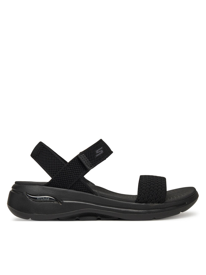 Skechers Sandały Skechers Go Walk Arch Fit Sandal-Polished 140264/BBK Czarny