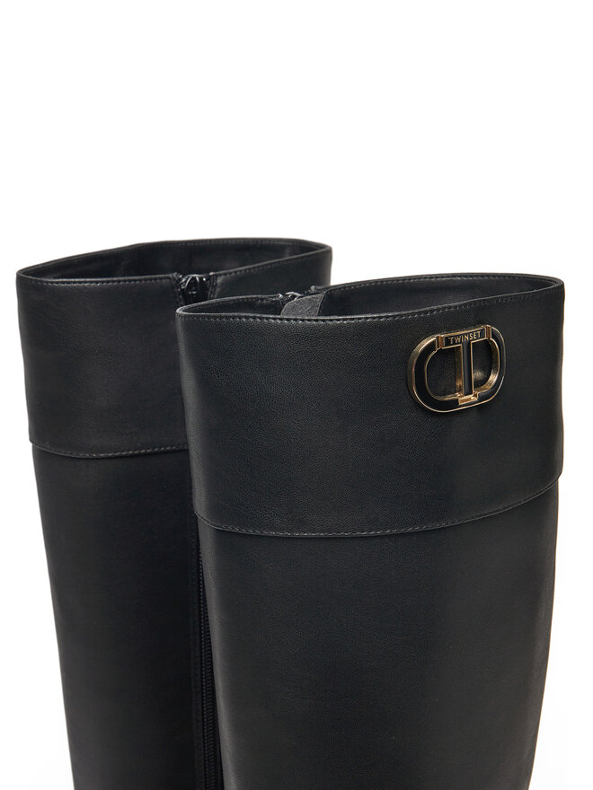 TWINSET Kozaki TWINSET 242TGT030 Czarny