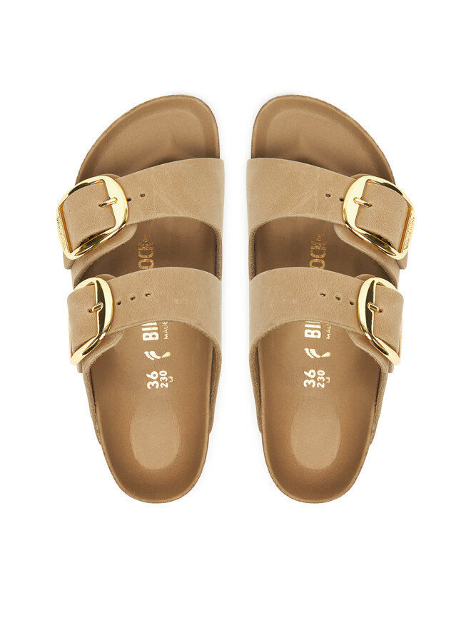 Birkenstock Pantoletten Birkenstock Arizona Big Buckle Hex 1030395 Braun