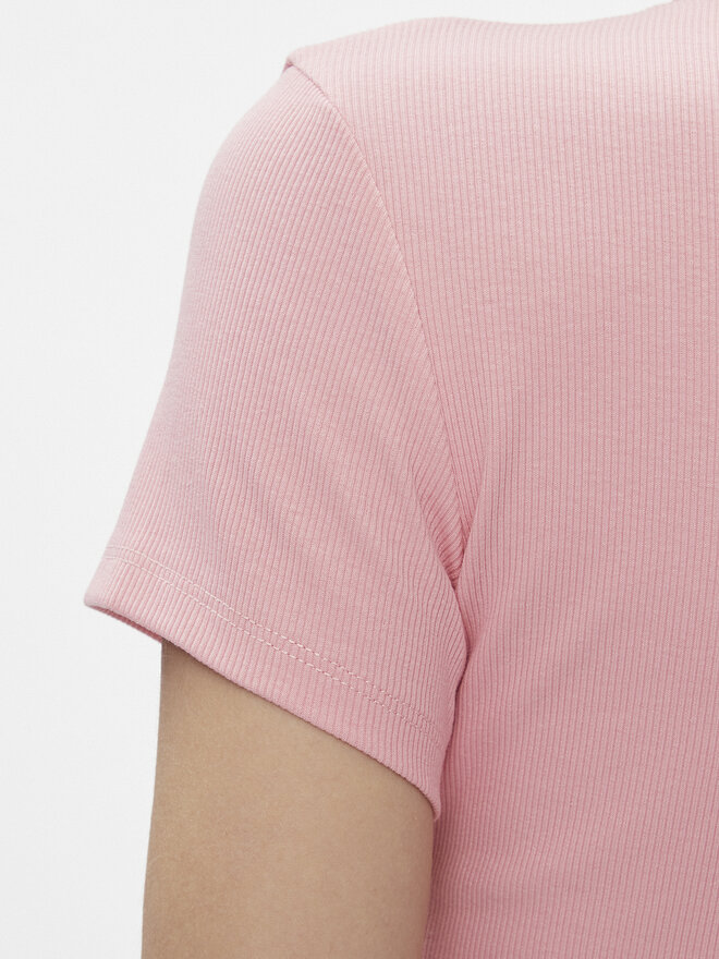Tommy Jeans Tommy Jeans T-Shirt Essential DW0DW17383 Rosa Slim Fit