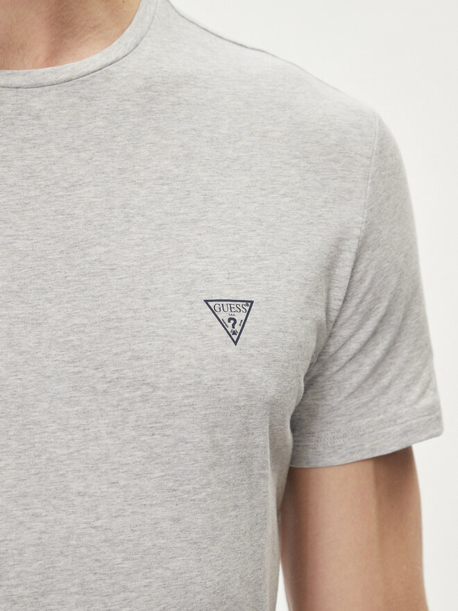 Guess Guess Camiseta Caleb U97M00 KCD31 Gris Slim Fit