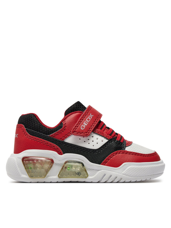 Geox Sneakersy Geox J Illuminus Boy J45GVC 0BU11 C0020 M Červená