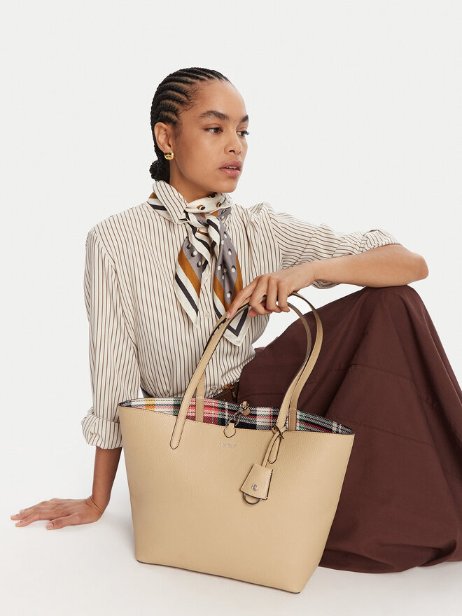 LAUREN RALPH LAUREN Ročna torba LAUREN RALPH LAUREN 431795329071 Bež