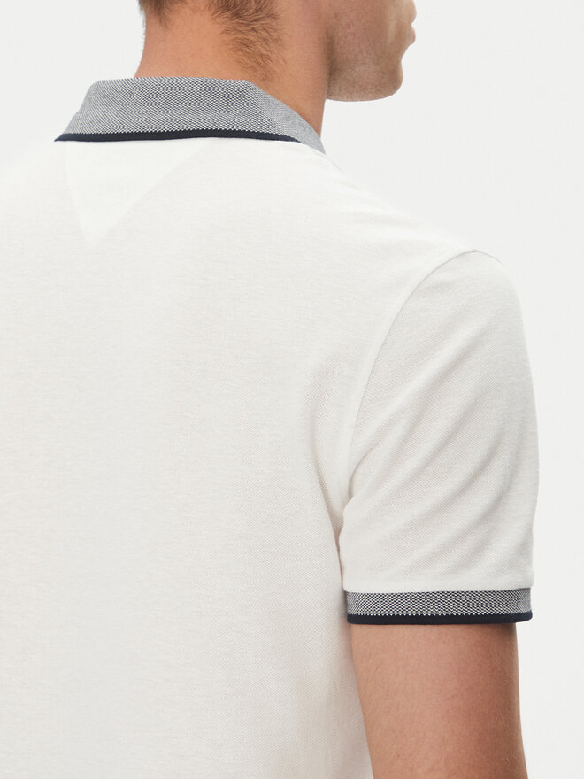 Tommy Hilfiger Tommy Hilfiger Polo marškinėliai MW0MW33140 Balta Regular Fit