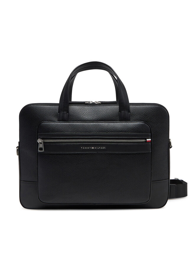 Tommy Hilfiger Taška na laptop Tommy Hilfiger Th Central Computer Bag AM0AM13203 Čierna
