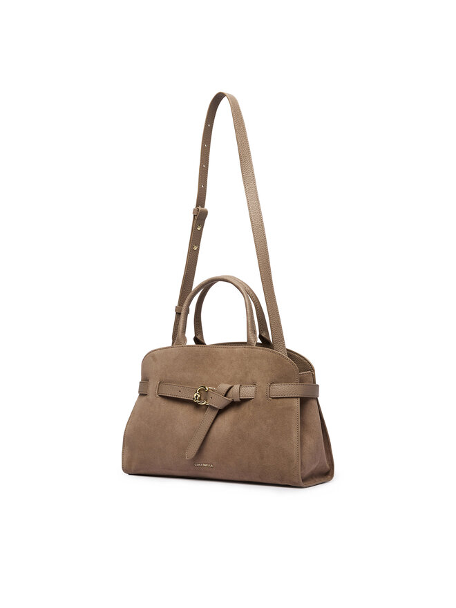 Coccinelle Сумка Coccinelle TLB Coccinellesabine Suede Bi E1 TLB 18 04 01 Темно-бежевий