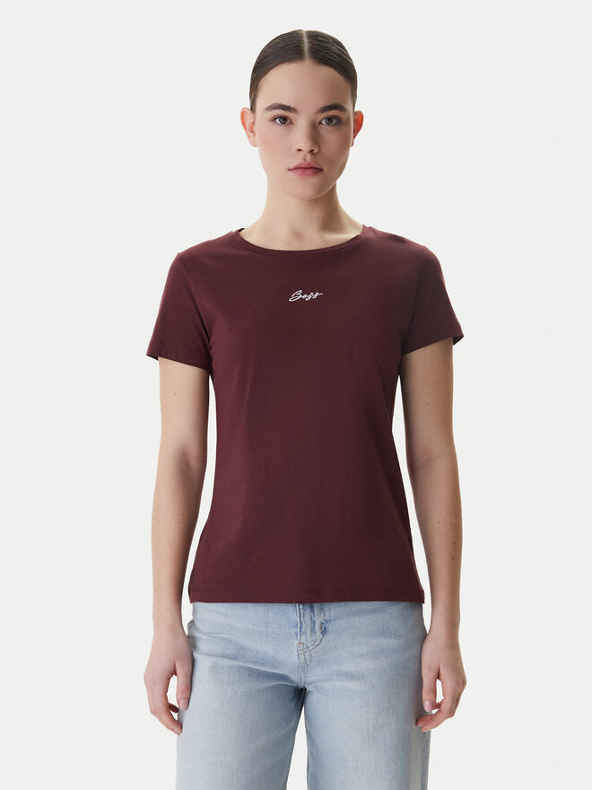 BOSS BOSS T-Shirt Elove 50554696 Dunkelrot Slim Fit