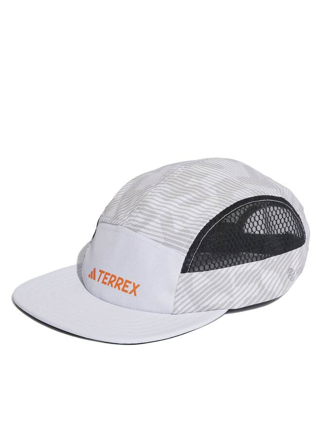 adidas Șapcă adidas Terrex HEAT.RDY 5-Panel Graphic Cap HY2792 Alb