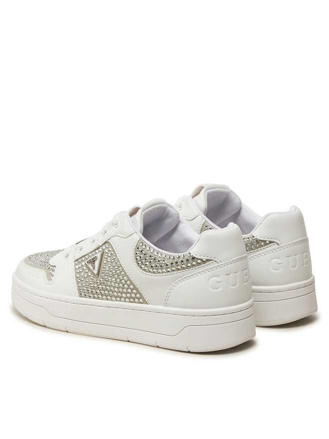 Guess Сникърси Guess Naresa2 FLFNRS ELE12 Бял