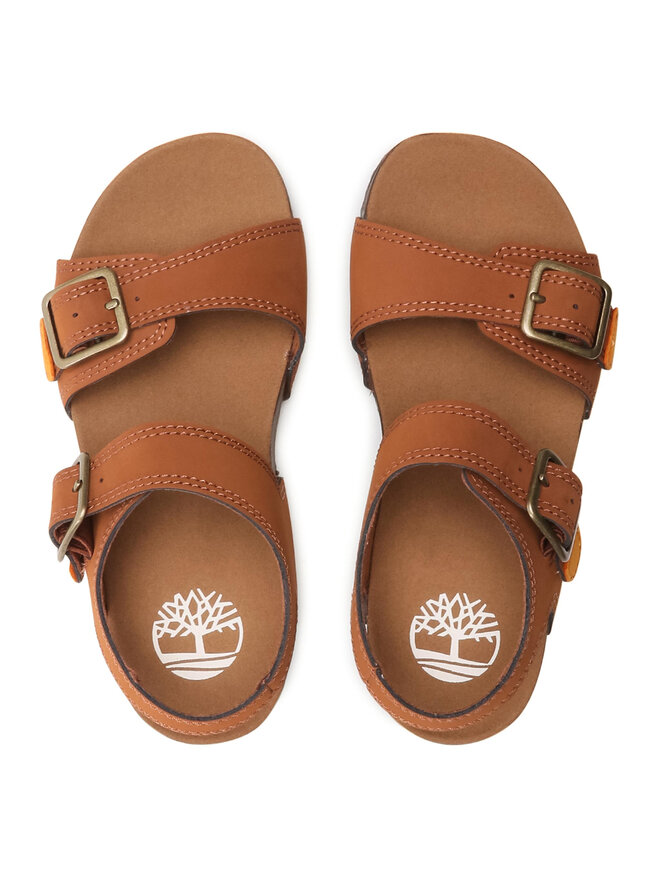 Timberland Сандали Timberland Castle Island 2 Strap TB0A427QF13 Кафяв